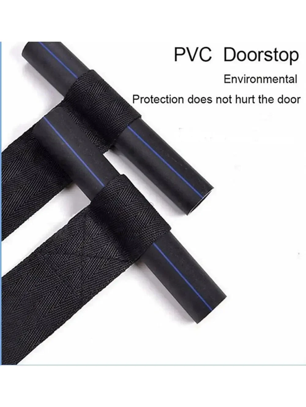 Adjustable Door Swing Strap Set Portable Hanging Seat Sling Black Heavy Duty